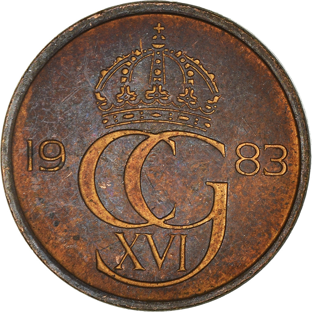 Moneta, Svezia, 5 Öre, 1983