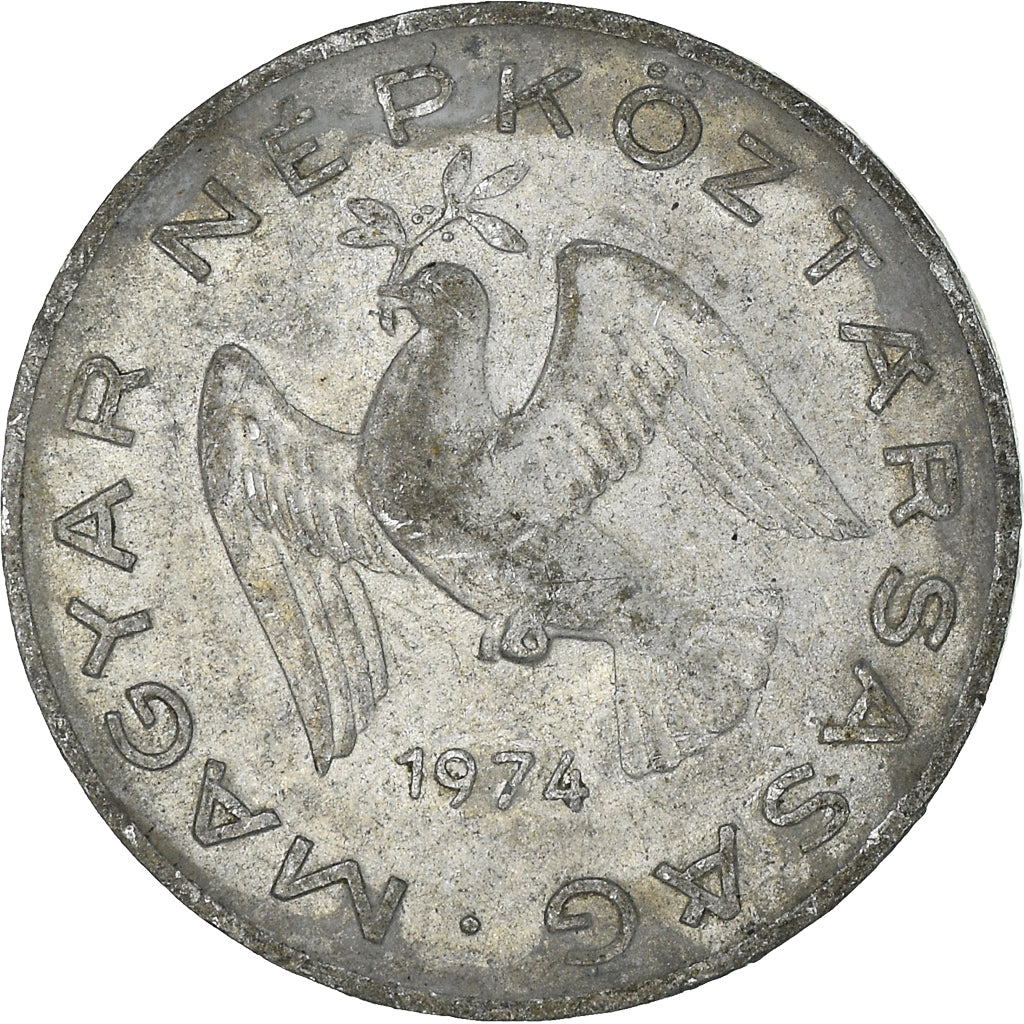 Coin, Hungary, 10 Filler, 1974