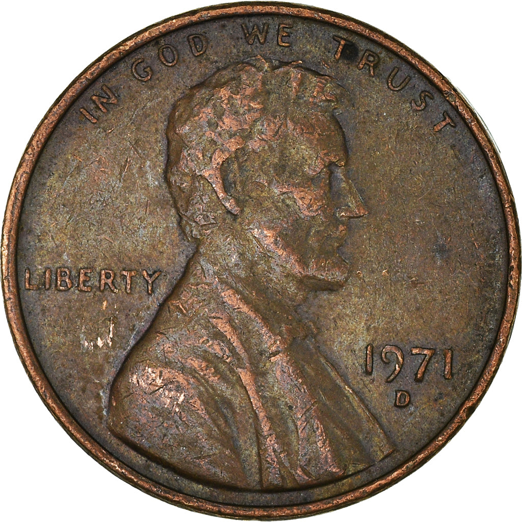 Moneta, Stati Uniti, Cent, 1971