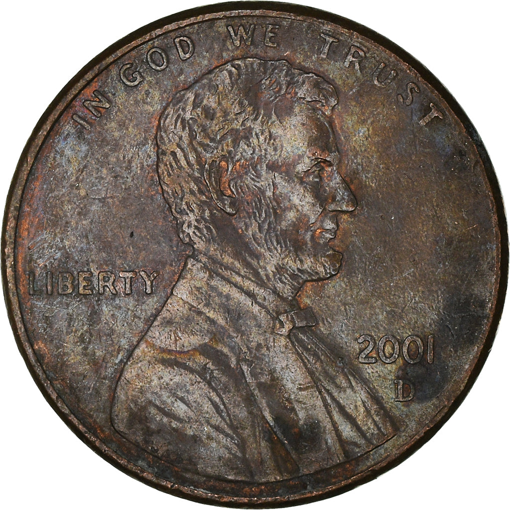 Moneda, Estados Unidos, Cent, 2001