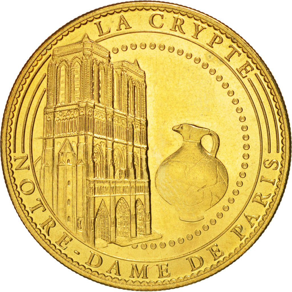 Tourist Token, La Crypte, Notre-Dame de Paris, Undated, MS(63), Arthus Bertrand