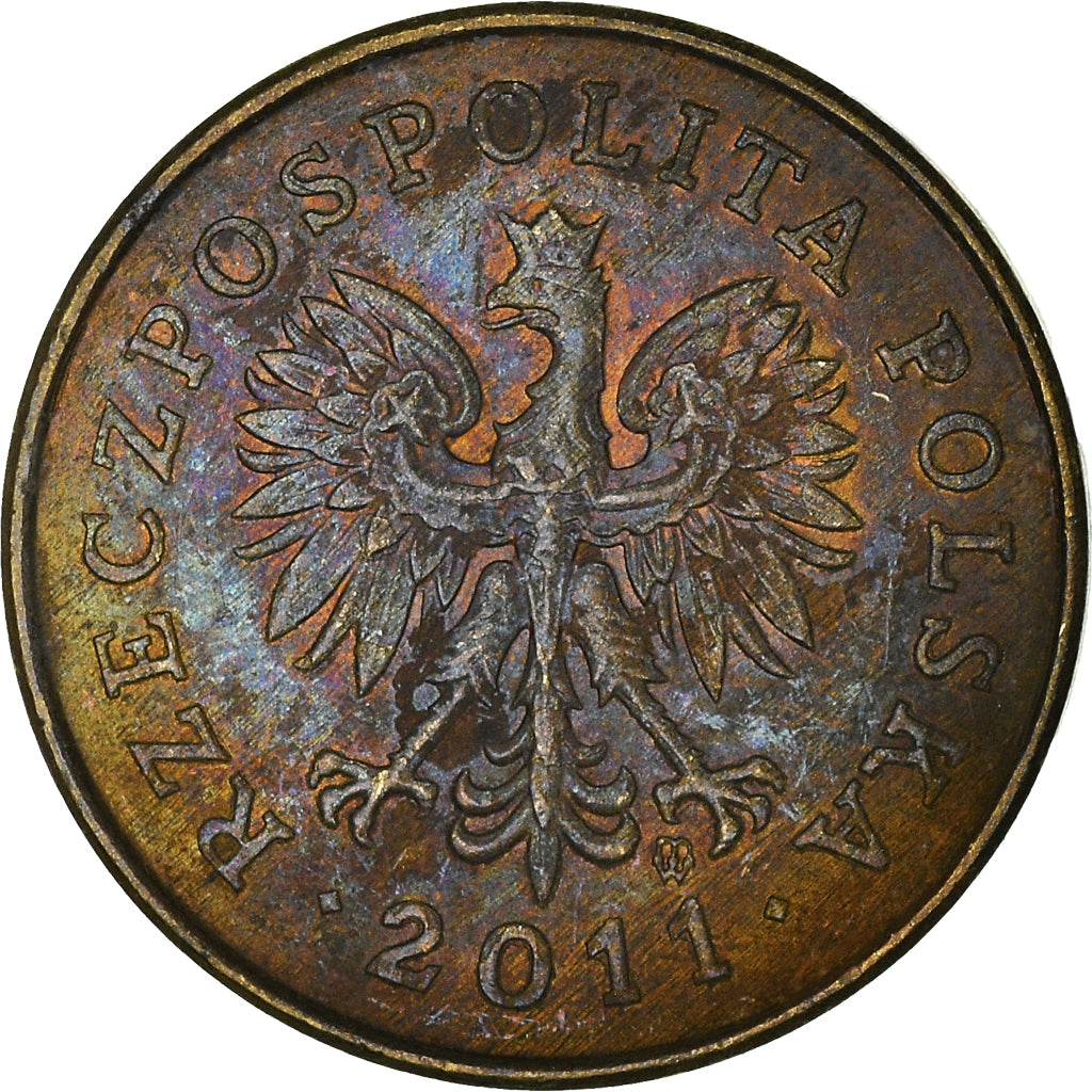 Moneta, Polonia, 2 Grosze, 2011