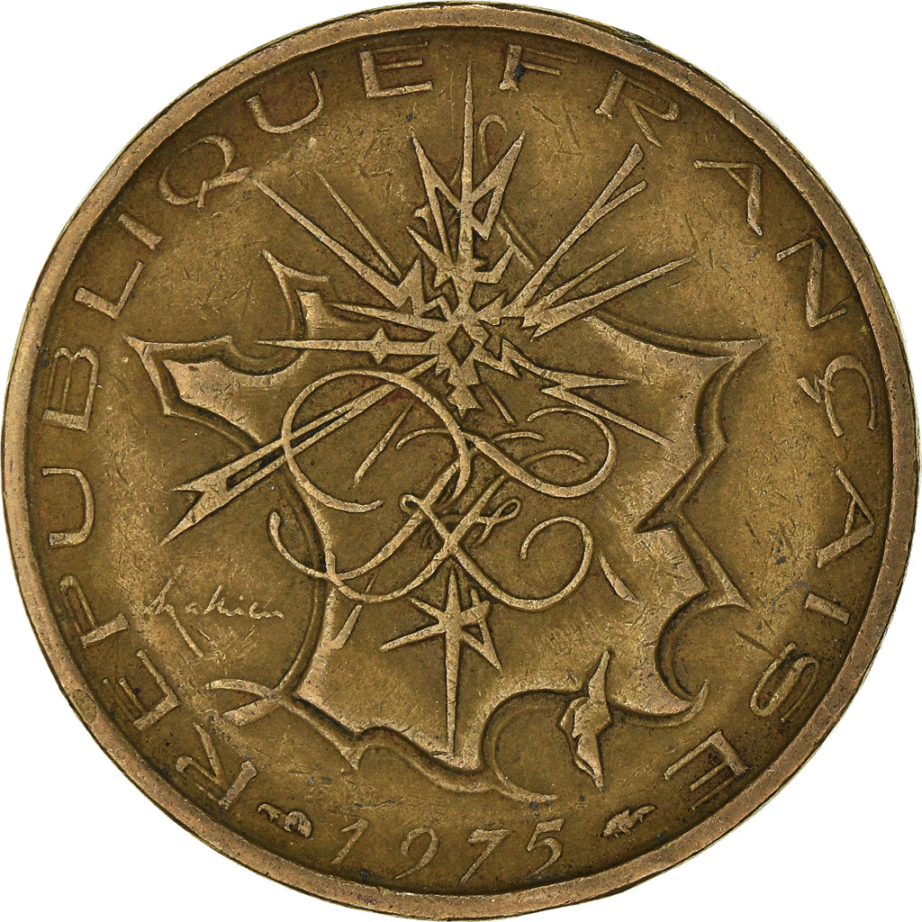Münze, Frankreich, 10 Francs, 1975