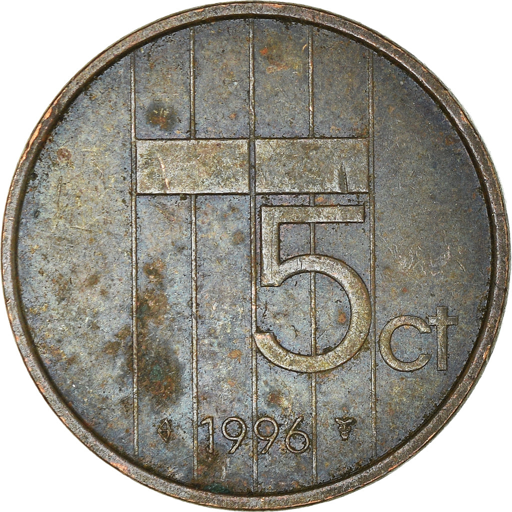 Moneta, Holandia, 5 Cents, 1996