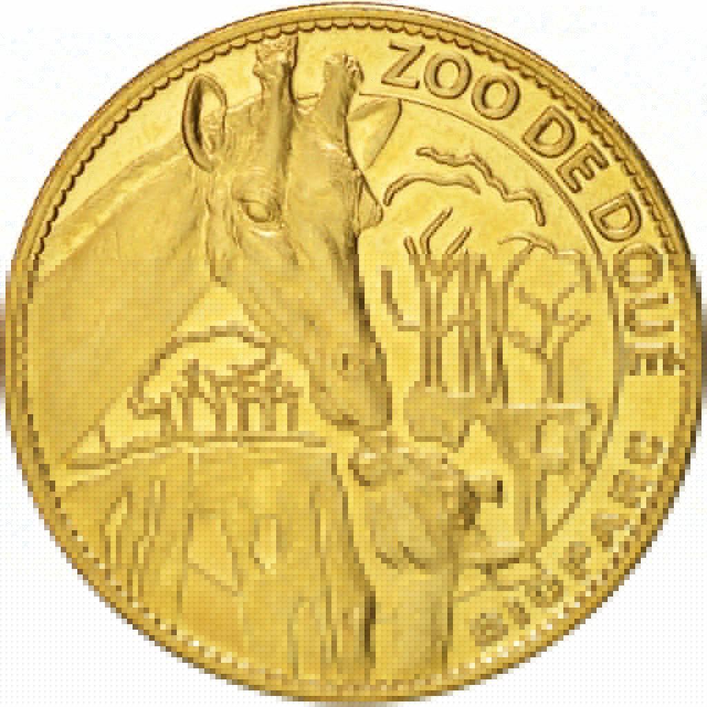 France, Token, Tourist Token, Zoo de Doué, Bio-Parc, 2007, Arthus Bertrand