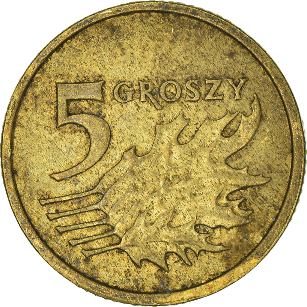 Coin, Poland, 5 Groszy, 2004