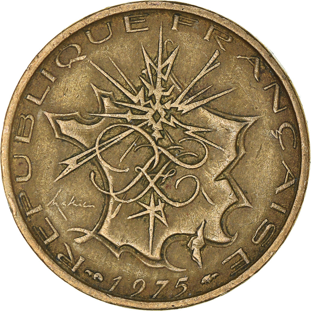 Münze, Frankreich, 10 Francs, 1975