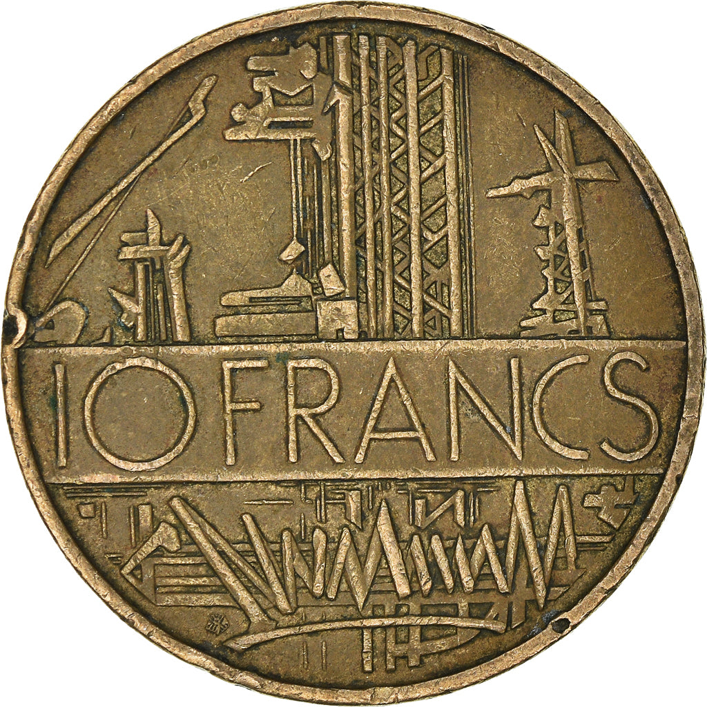 Münze, Frankreich, 10 Francs, 1975