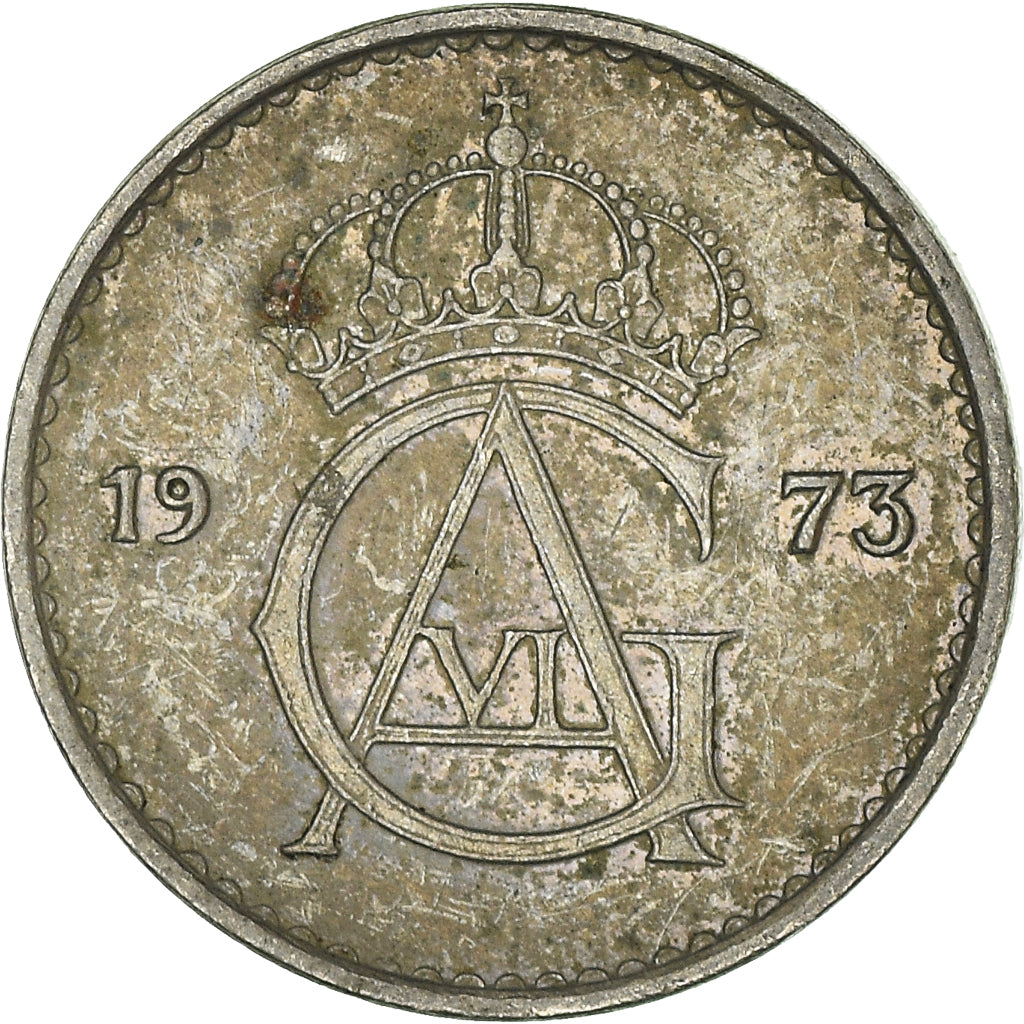 Moneta, Svezia, 10 Öre, 1973