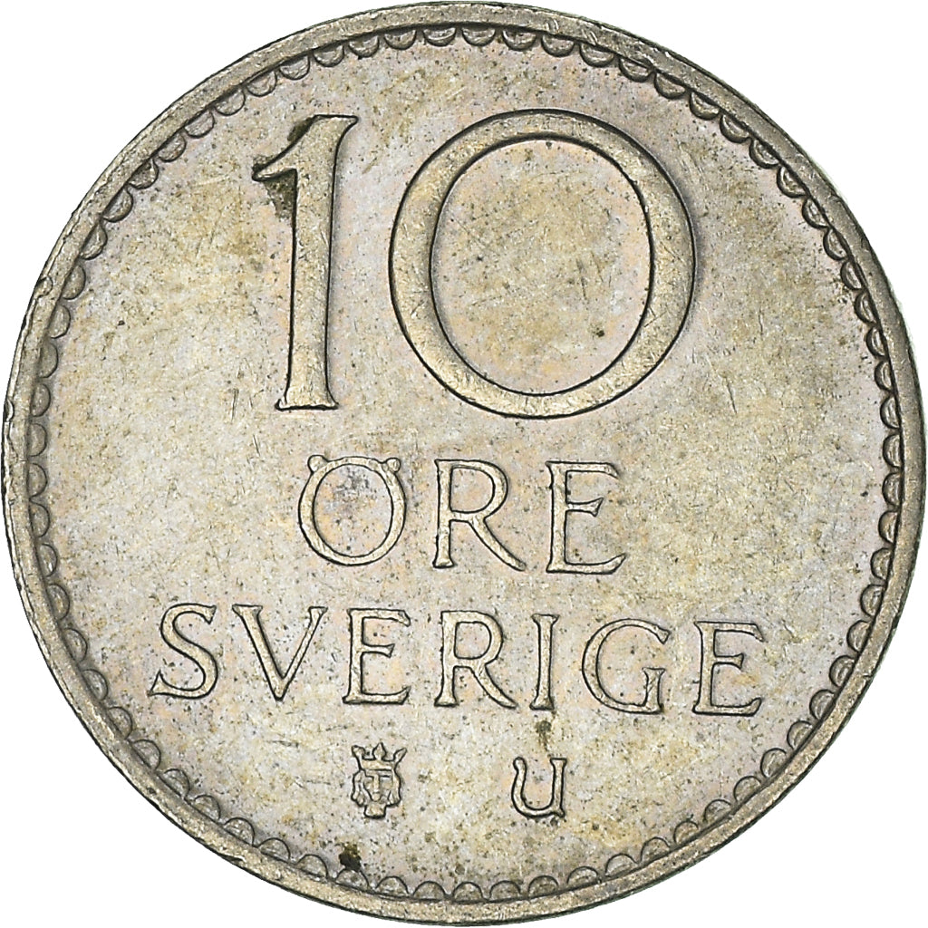 Moneta, Svezia, 10 Öre, 1973