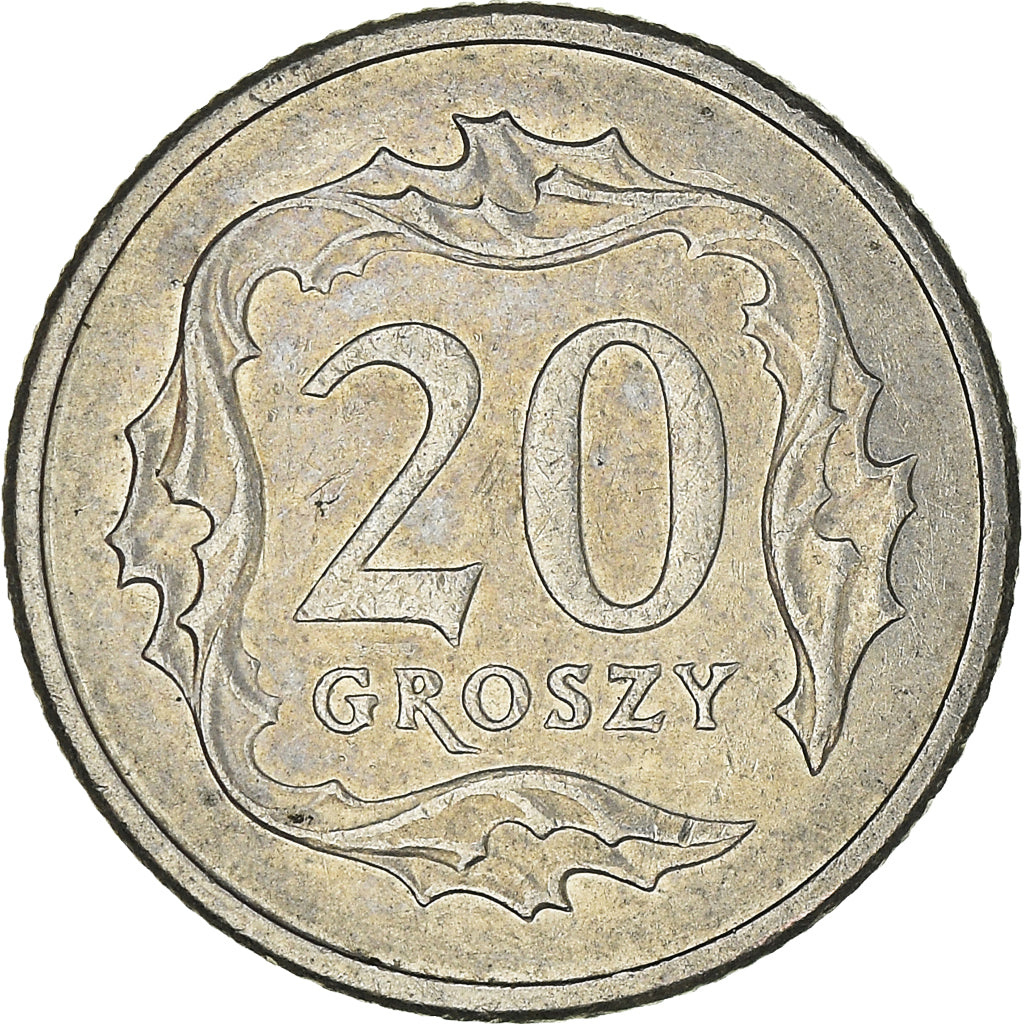Coin, Poland, 20 Groszy, 1996