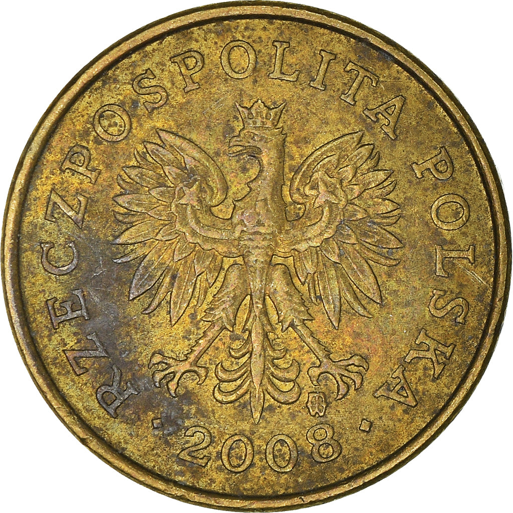 Moneta, Polonia, 2 Grosze, 2008