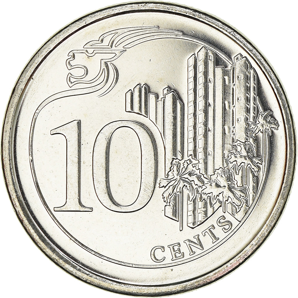 Moeda, Singapura, 10 Cents, 2013