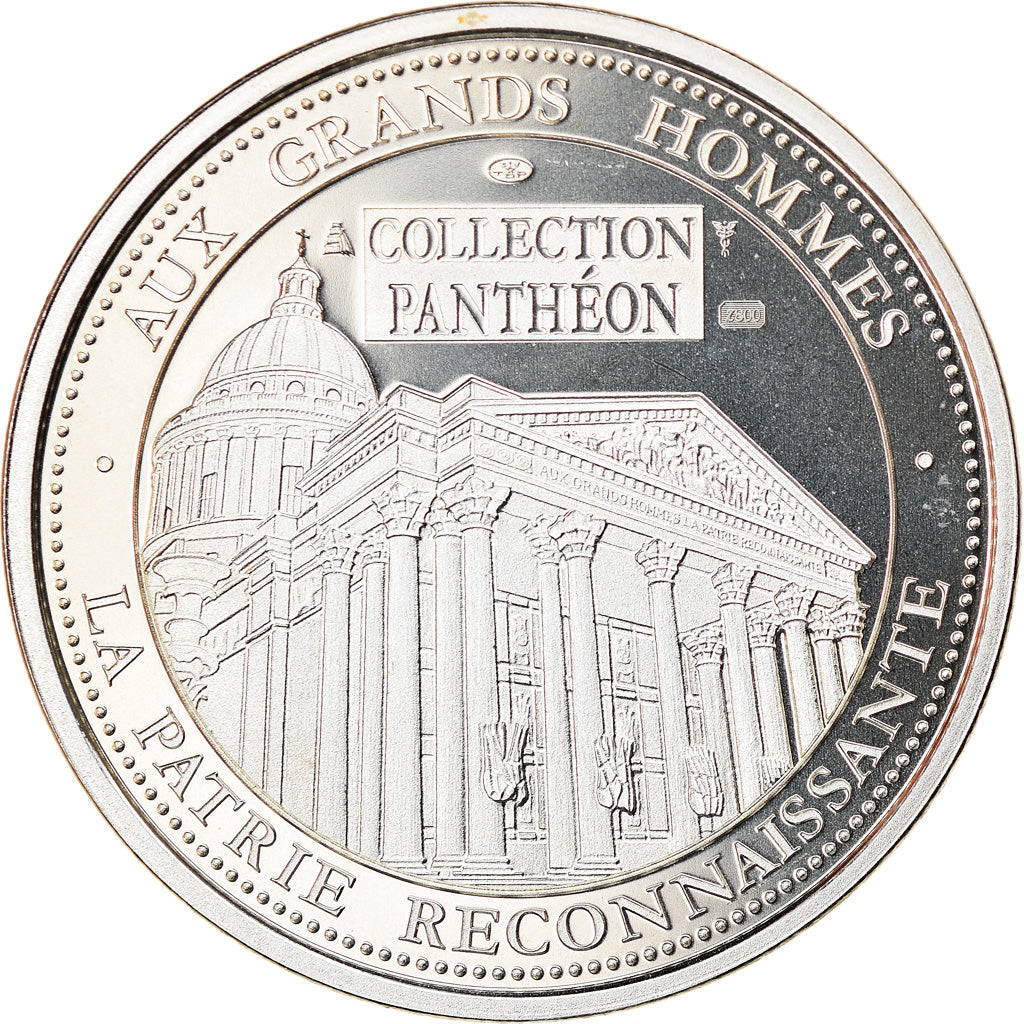 Francia, medalla, Collection Panthéon, Émile Zola, Arts & Culture, FDC, Plata