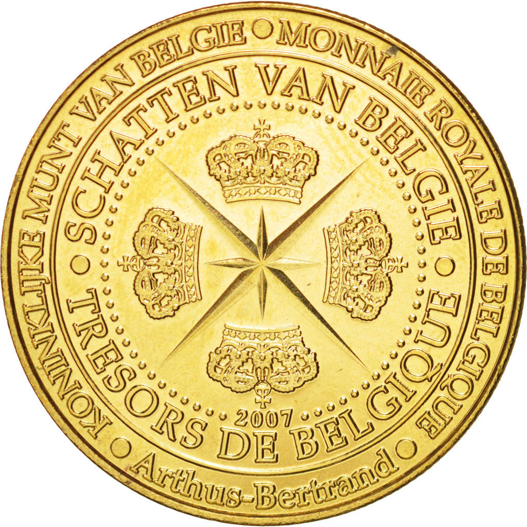 Belgium, Token, Tourist Token, Muséum Iguanodon Bernissartensis, 2007, Arthus