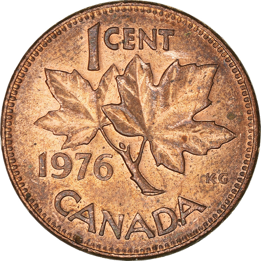 Moneta, Canada, Cent, 1976