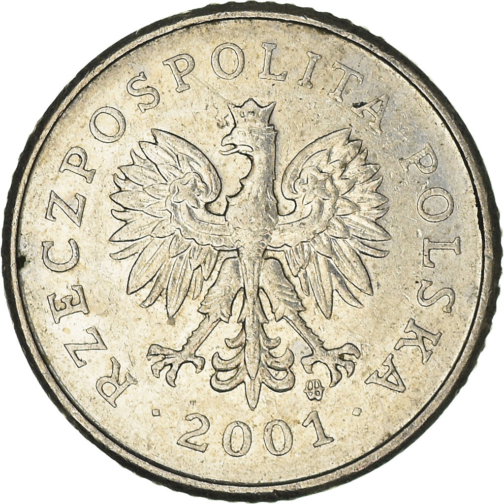 Coin, Poland, 10 Groszy, 2001
