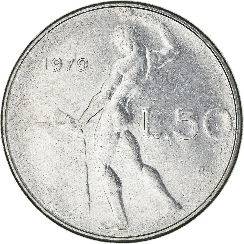 Monnaie, Italie, 50 Lire, 1979