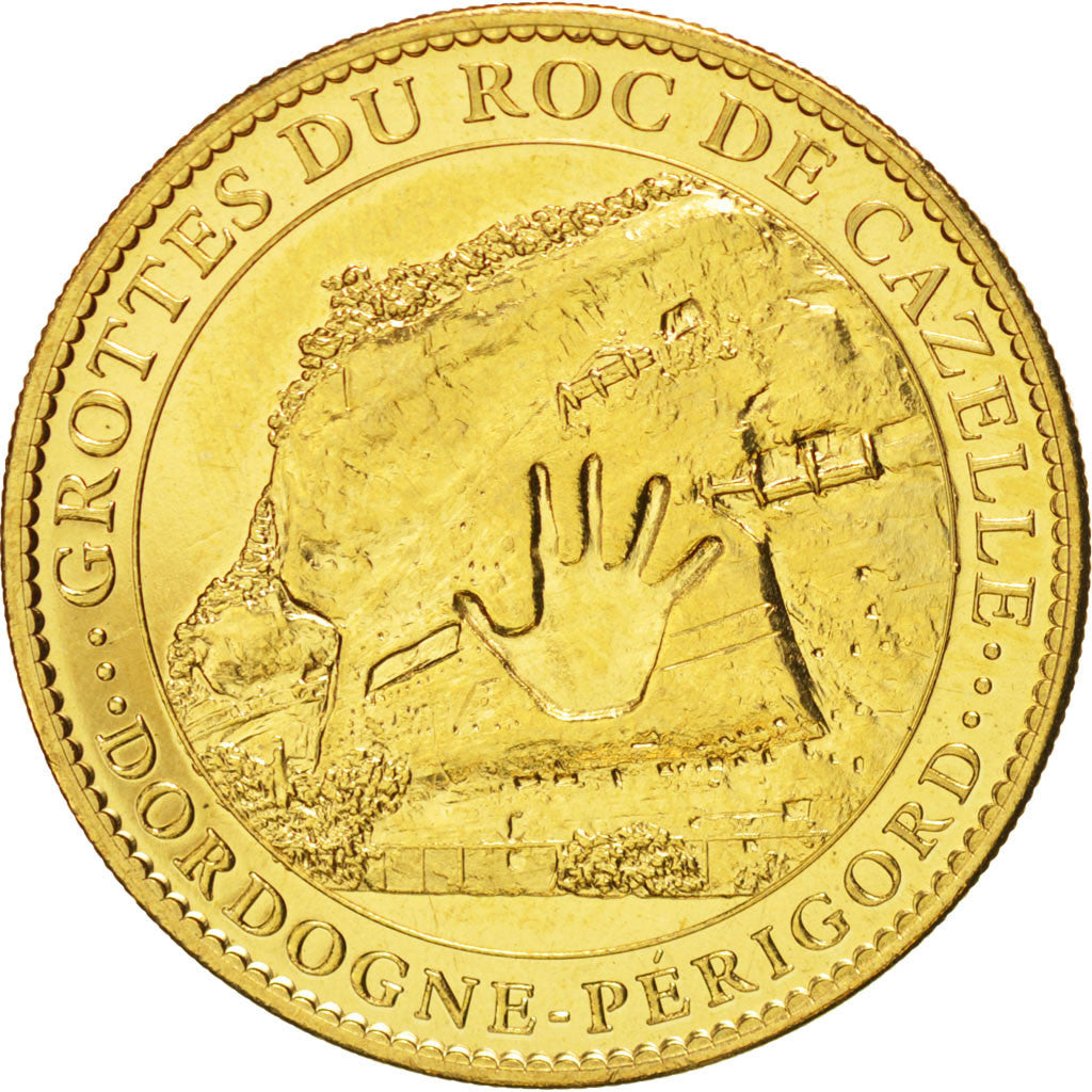 France, Token, Tourist Token, Grotte du Roc de Cazelle, Dordogne, 2008, Arthus