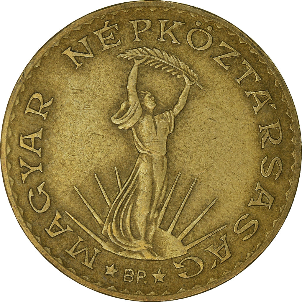 Moeda, Hungria, 10 Forint, 1985