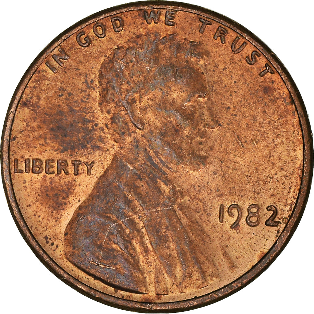 Monnaie, États-Unis, Cent, 1982