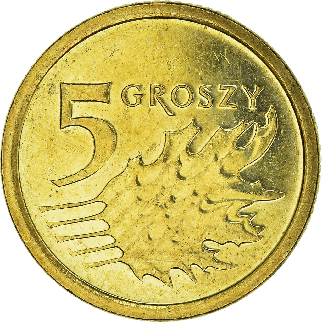Monnaie, Pologne, 5 Groszy, 2015