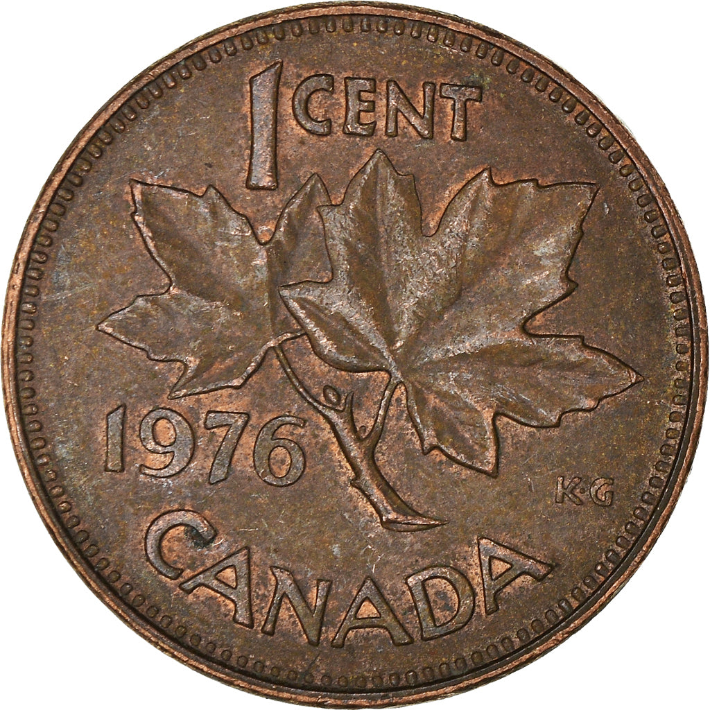 Moneta, Canada, Cent, 1976