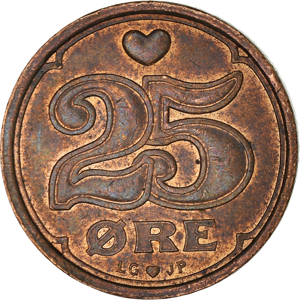 Moeda, Dinamarca, 25 Öre, 1997