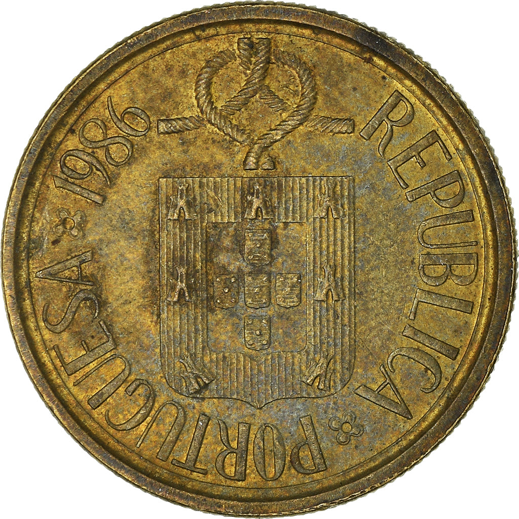 Munten, Portugal, 5 Escudos, 1986