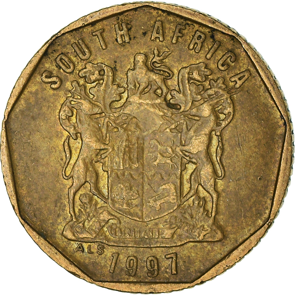 Münze, Südafrika, 10 Cents, 1997
