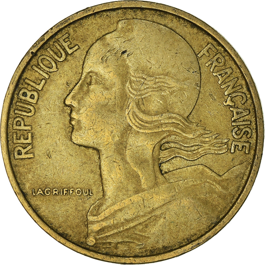 Coin, France, 10 Centimes, 1969