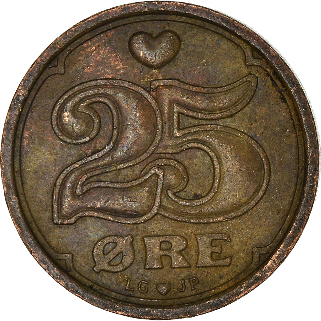 Munten, Denemarken, 25 Öre, 1991