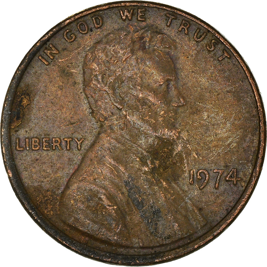 Moneta, USA, Cent, 1974