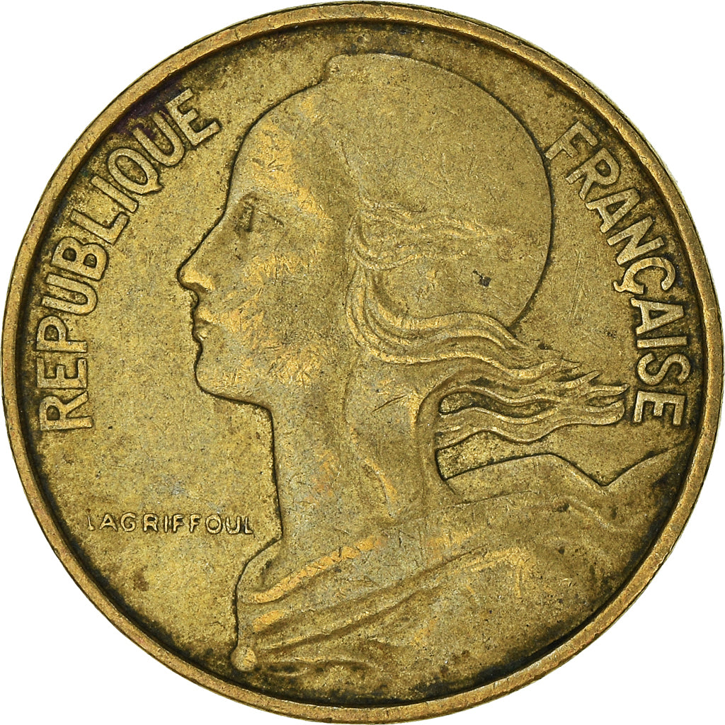 Coin, France, 10 Centimes, 1969