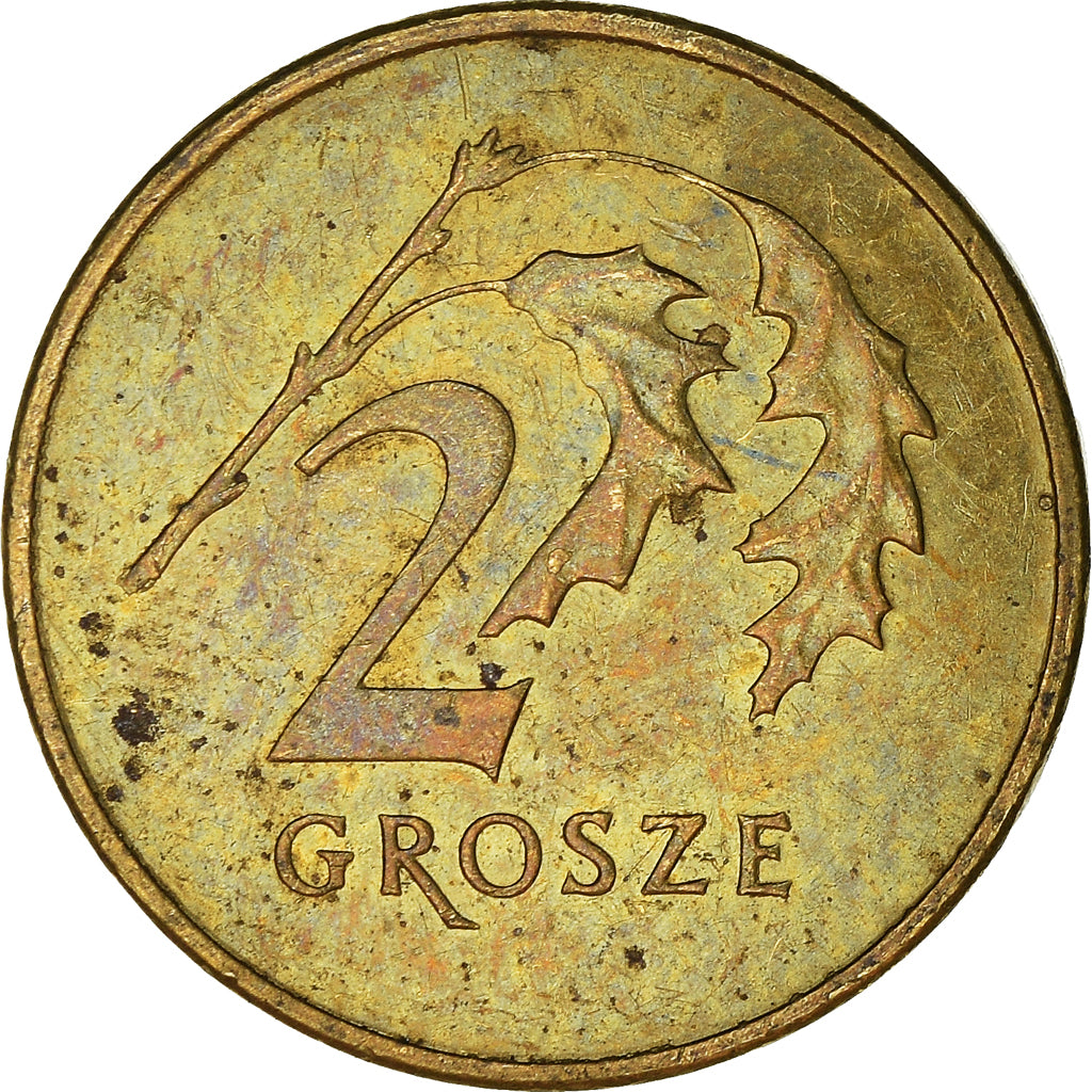 Moneta, Polonia, 2 Grosze, 2009