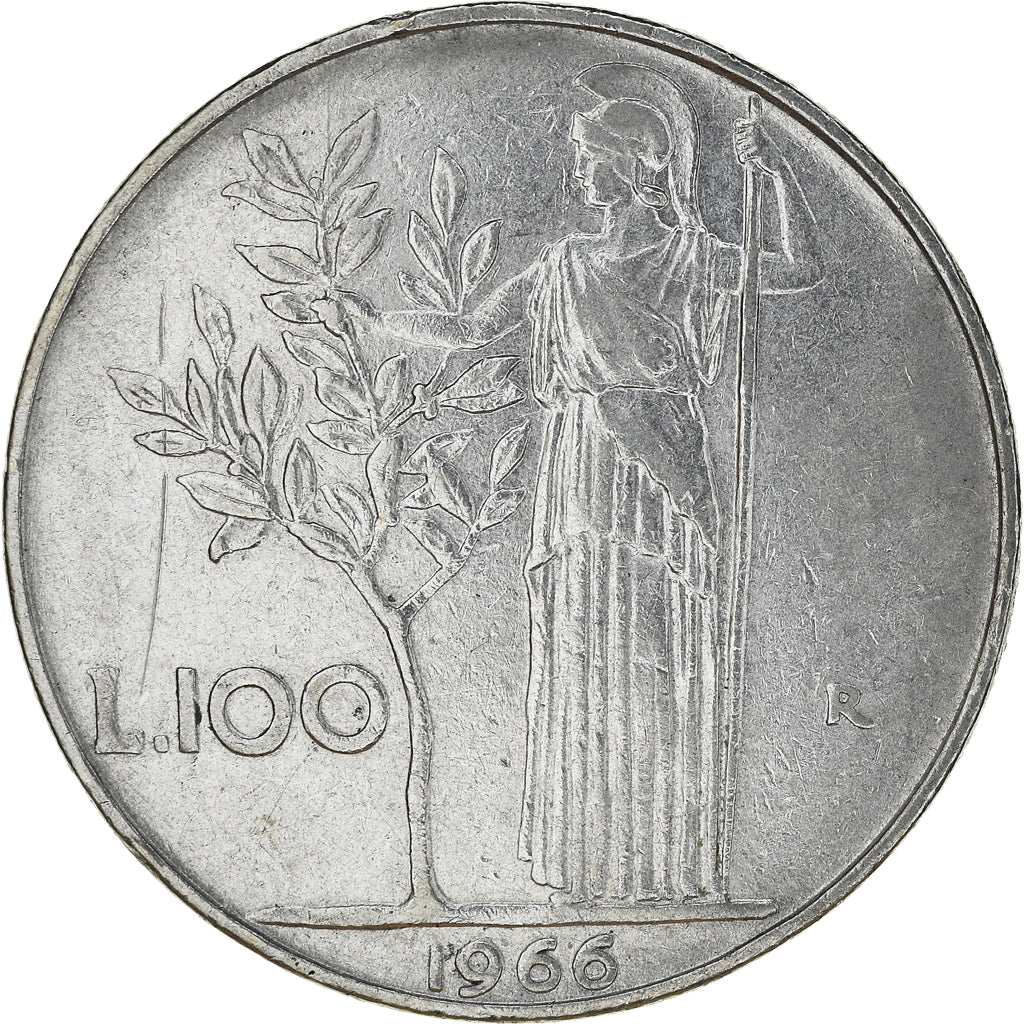 Coin, Italy, 100 Lire, 1966