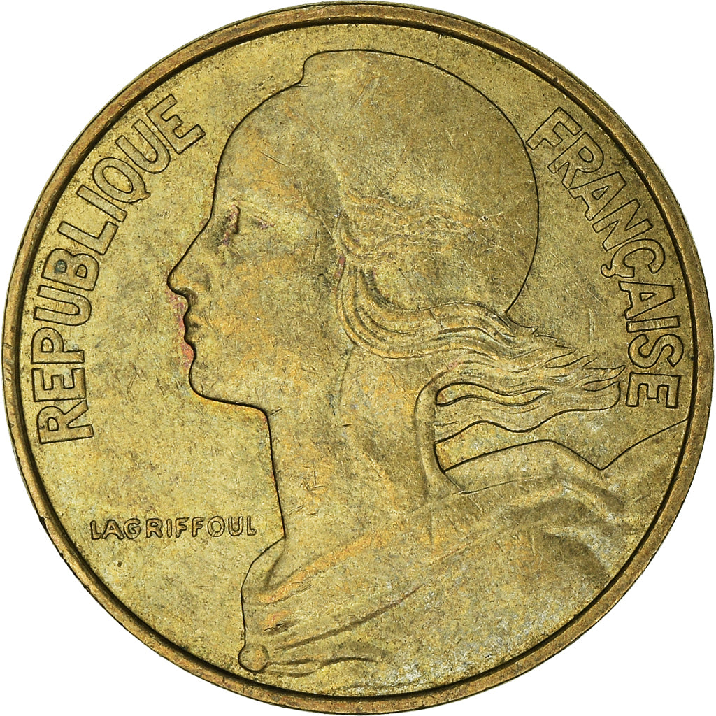 Coin, France, 10 Centimes, 1991