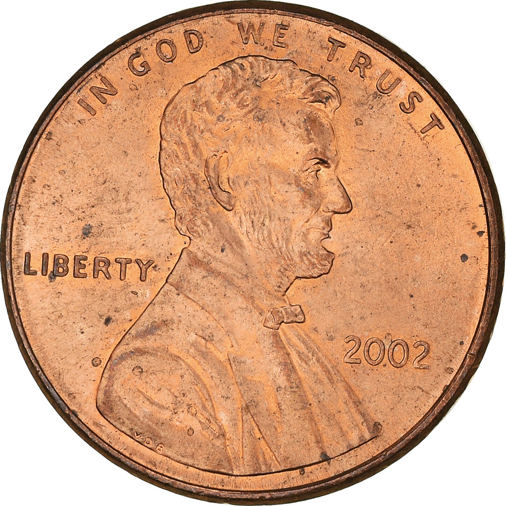 Münze, Vereinigte Staaten, Cent, 2002