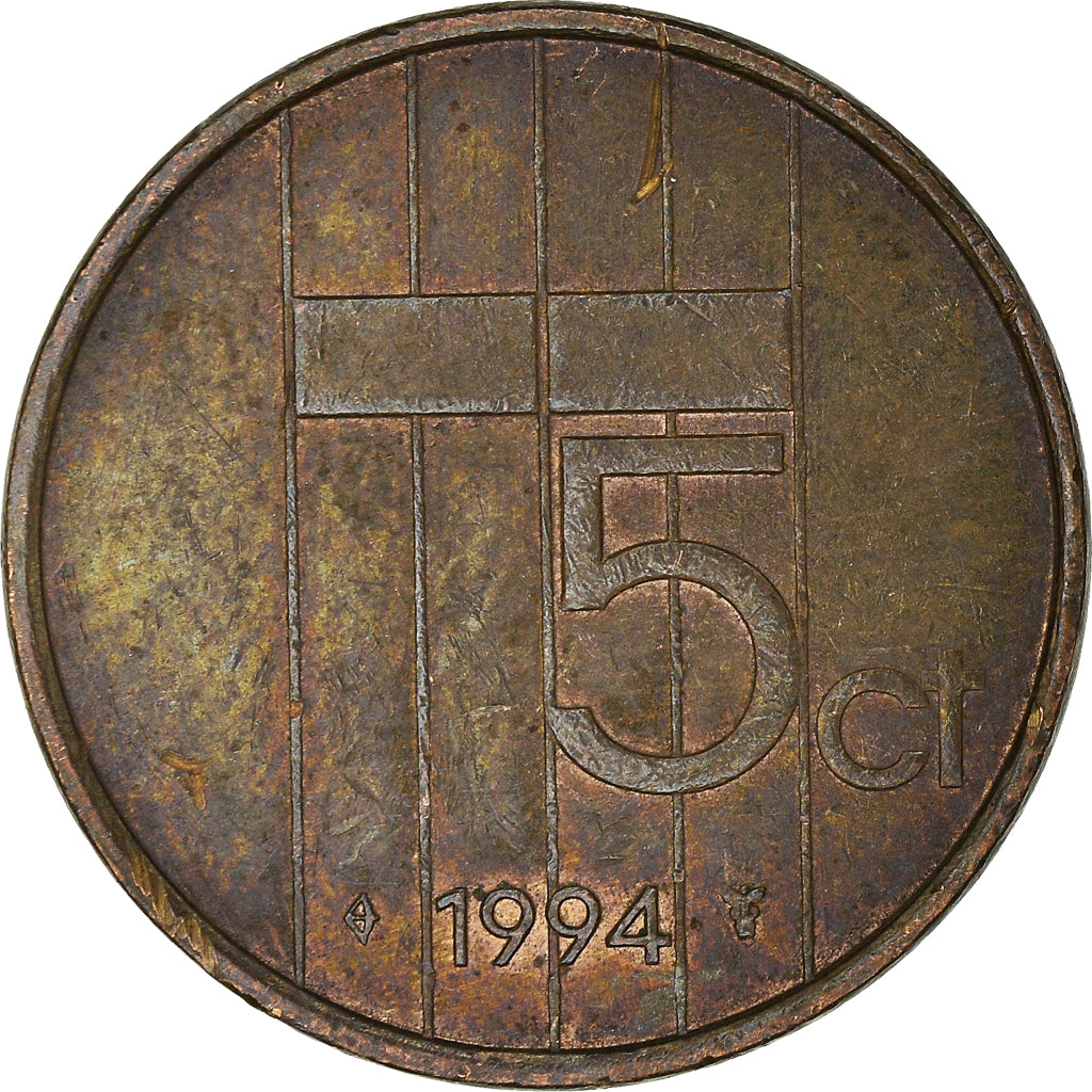Moneta, Paesi Bassi, 5 Cents, 1994