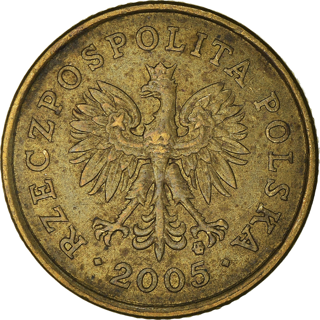 Moneta, Polonia, 5 Groszy, 2005