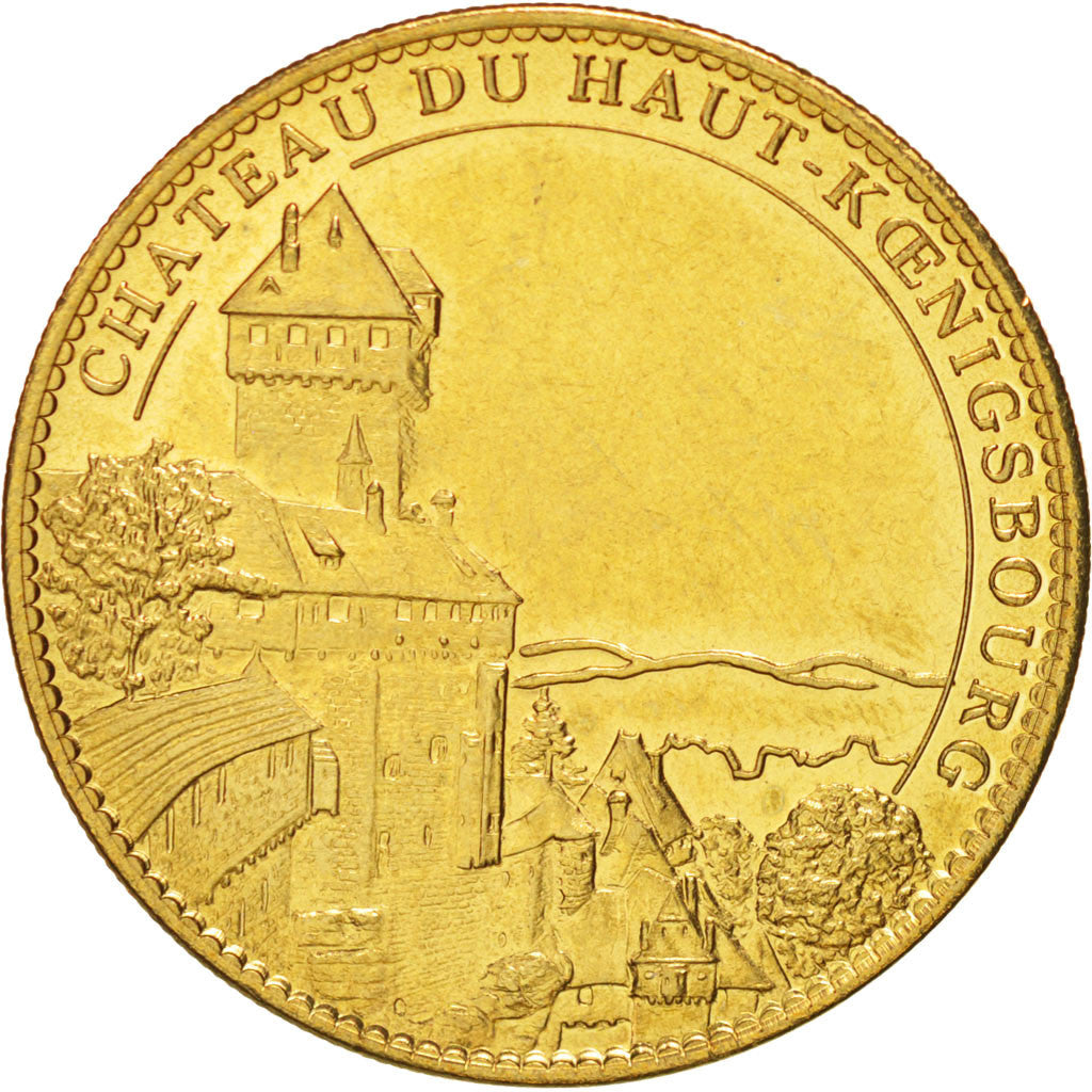 France, Token, Tourist Token, Château du Haut-Koenigsbourg, 2007, Arthus