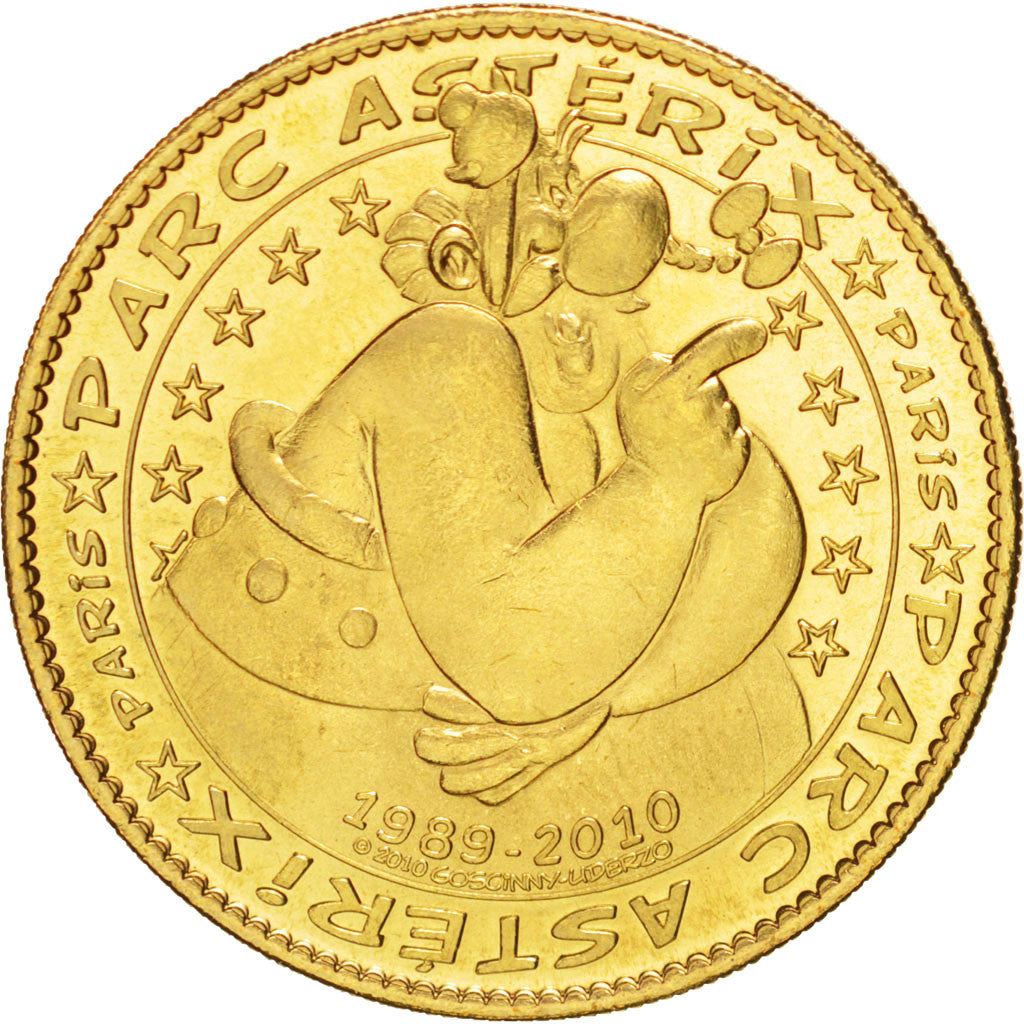 Tourist Token, Parc Astérix, Obélix, 2010, MS(63), Arthus Bertrand