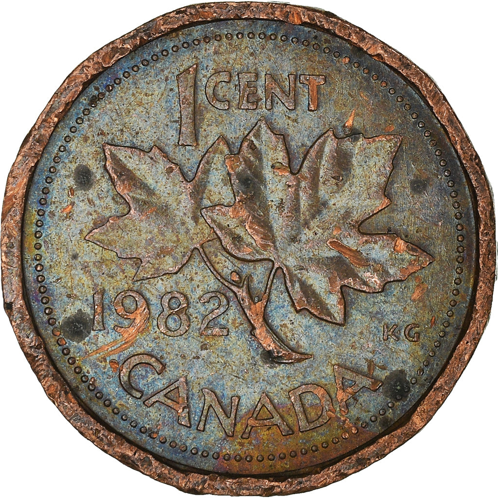 Moneta, Canada, Cent, 1982