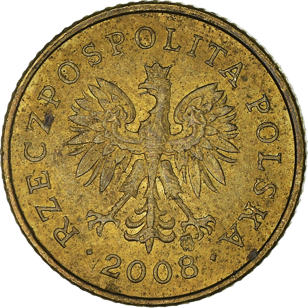 Moneta, Polonia, Grosz, 2008