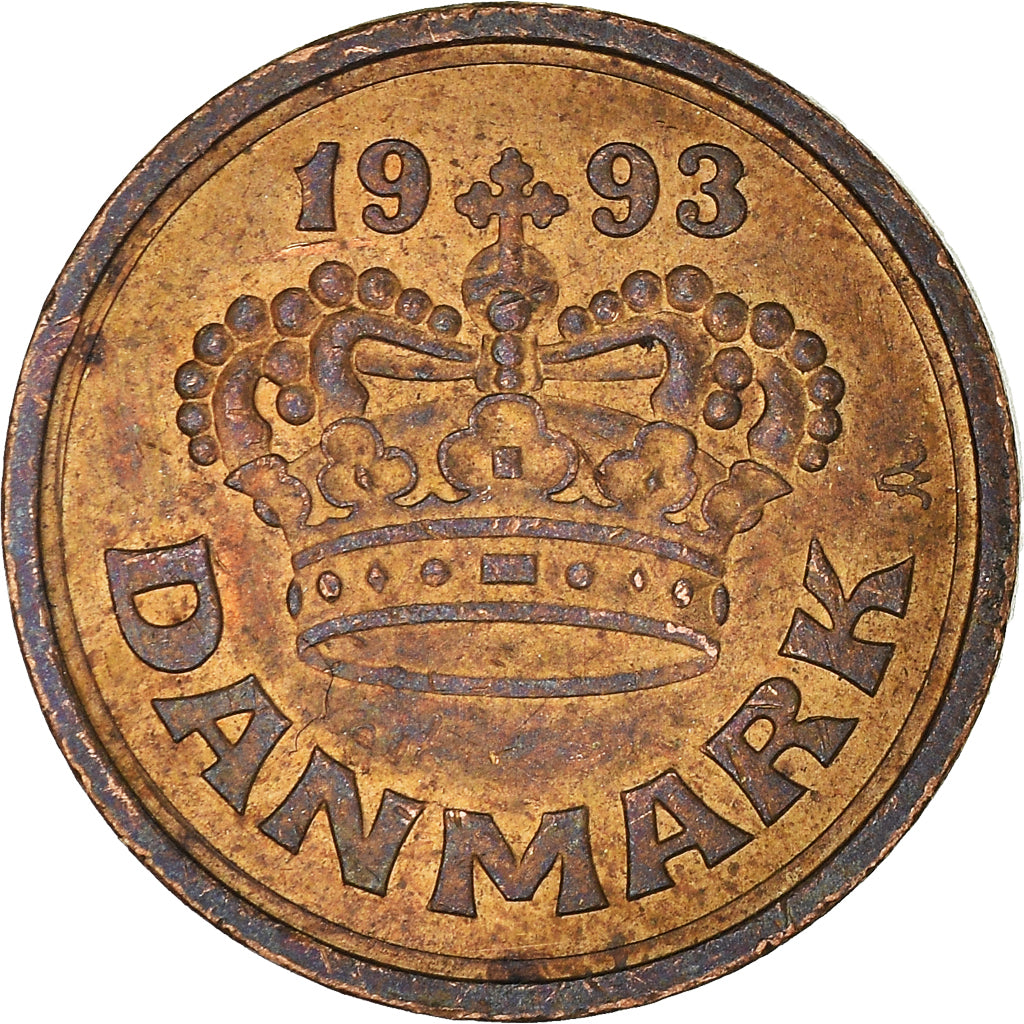 Münze, Dänemark, 25 Öre, 1993
