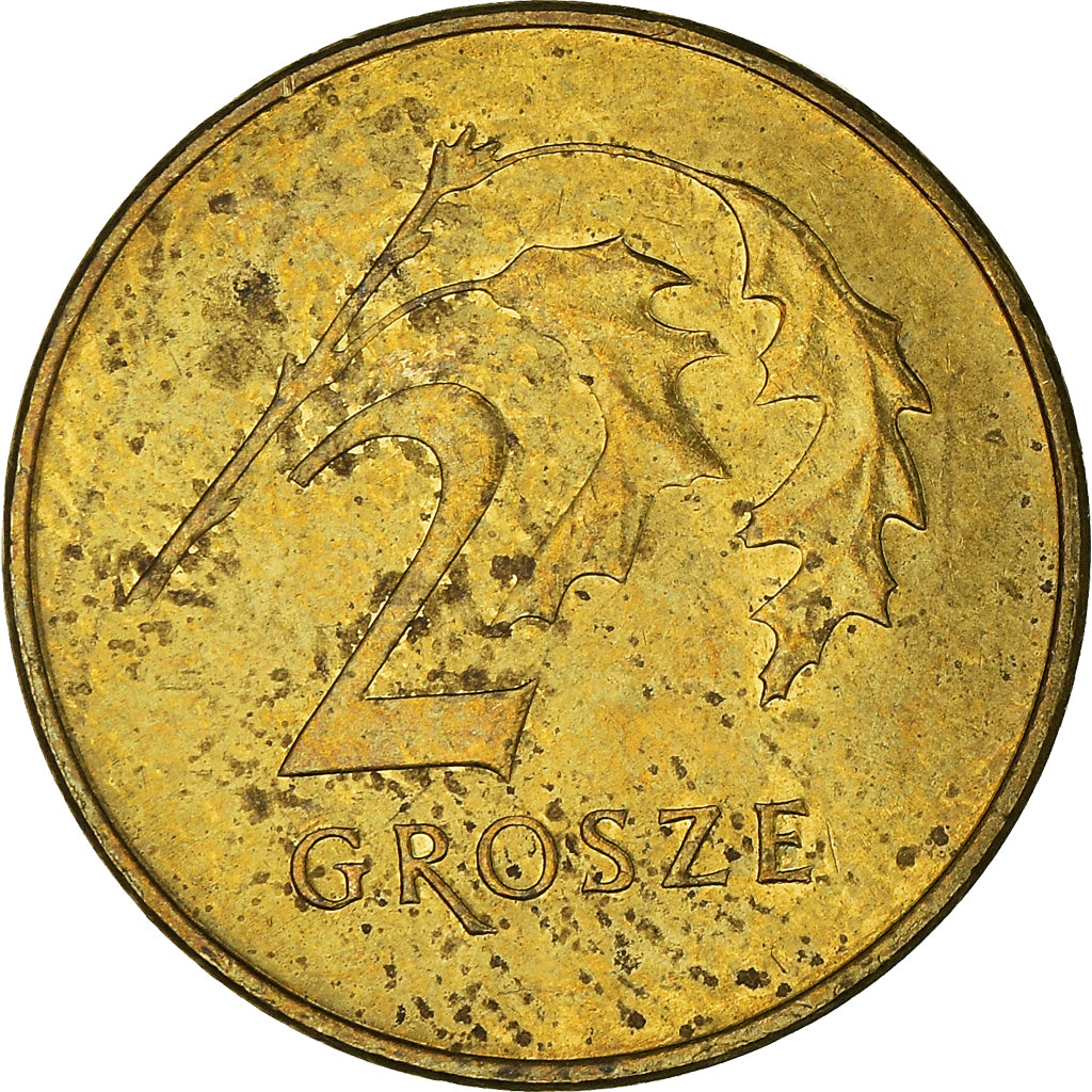 Moneta, Polonia, 2 Grosze, 2011