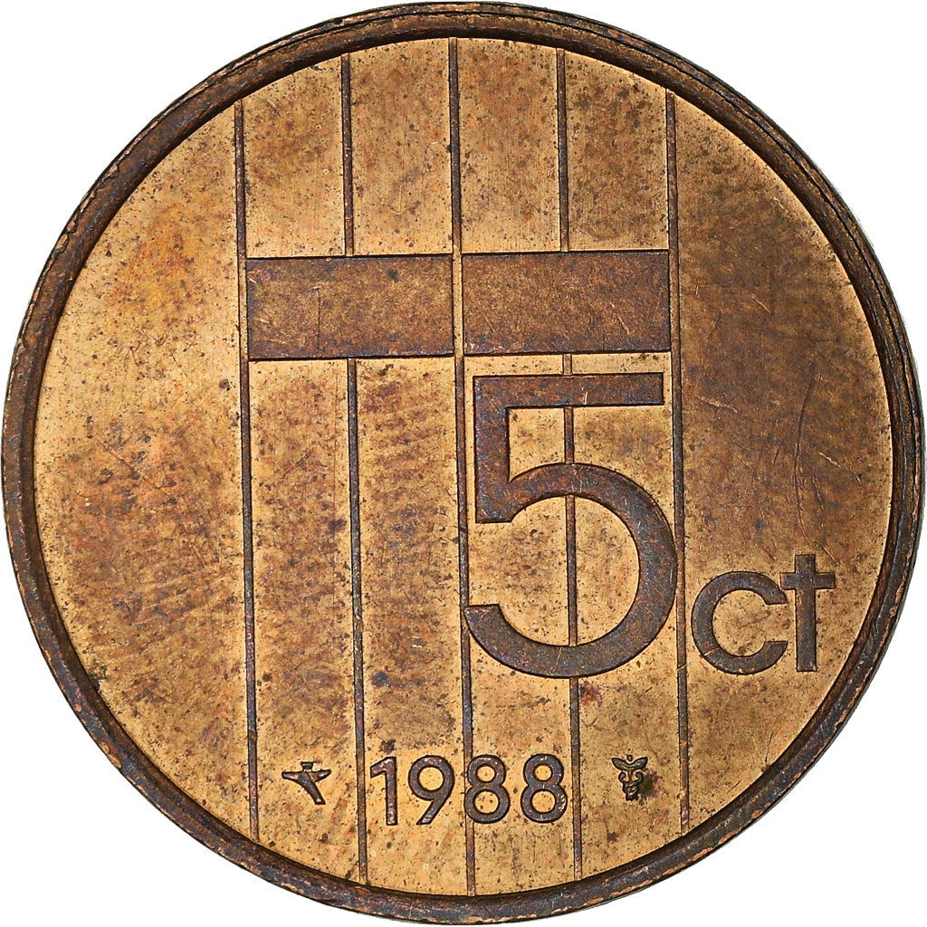 Munten, Nederland, 5 Cents, 1988
