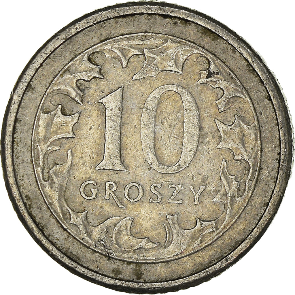 Munten, Polen, 10 Groszy, 1992