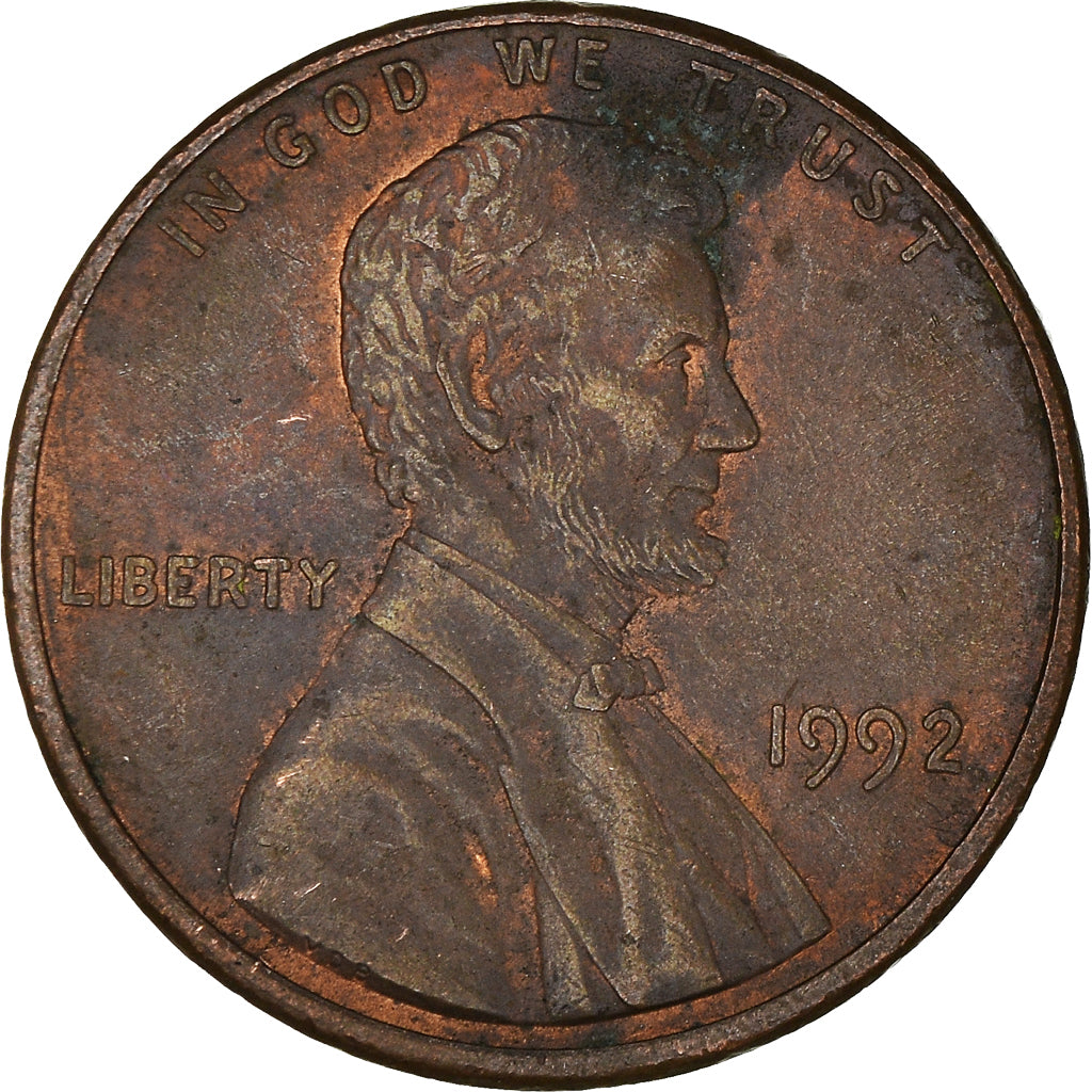 Moneta, Stati Uniti, Cent, 1992