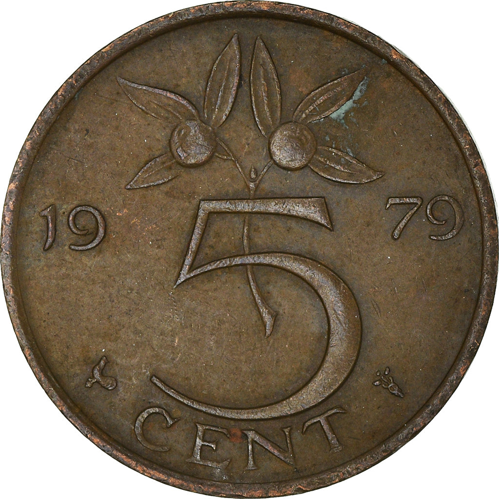 Moneta, Holandia, 5 Cents, 1979